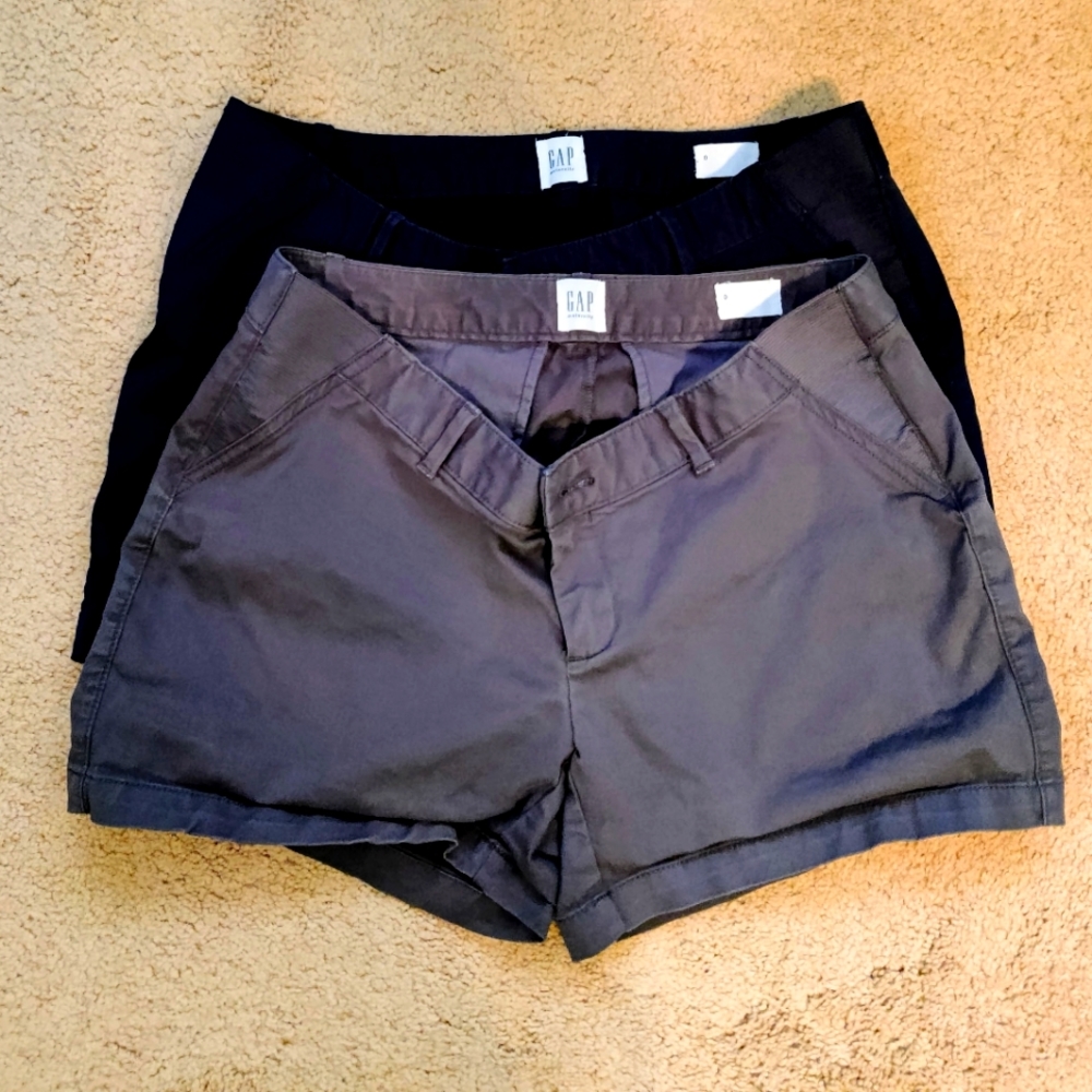 Gap Size 0 Maternity Shorts 2 pack